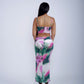 Elegant and Dreamy Marble Mesh Two-Piece Skirt Set