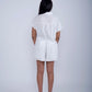 Breezy Button Tie-Front Two-Piece Short Set