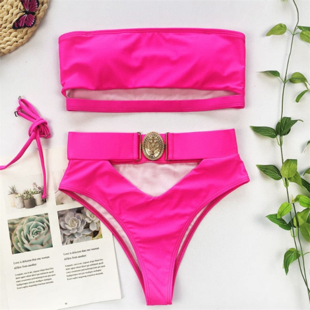 Sophia Bandeau Two Piece Bikini