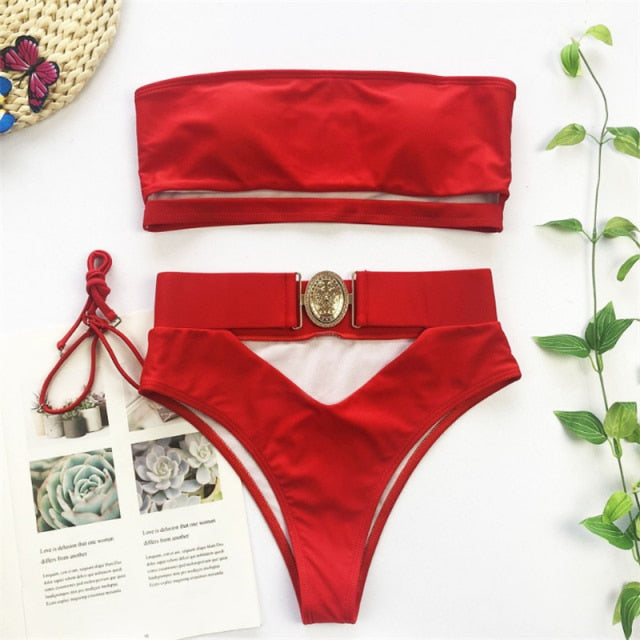 Sophia Bandeau Two Piece Bikini